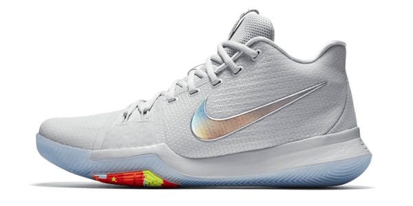 Kyrie 3s all white 2025