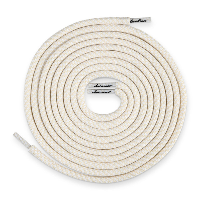 Rope Laces (Beige/White)
