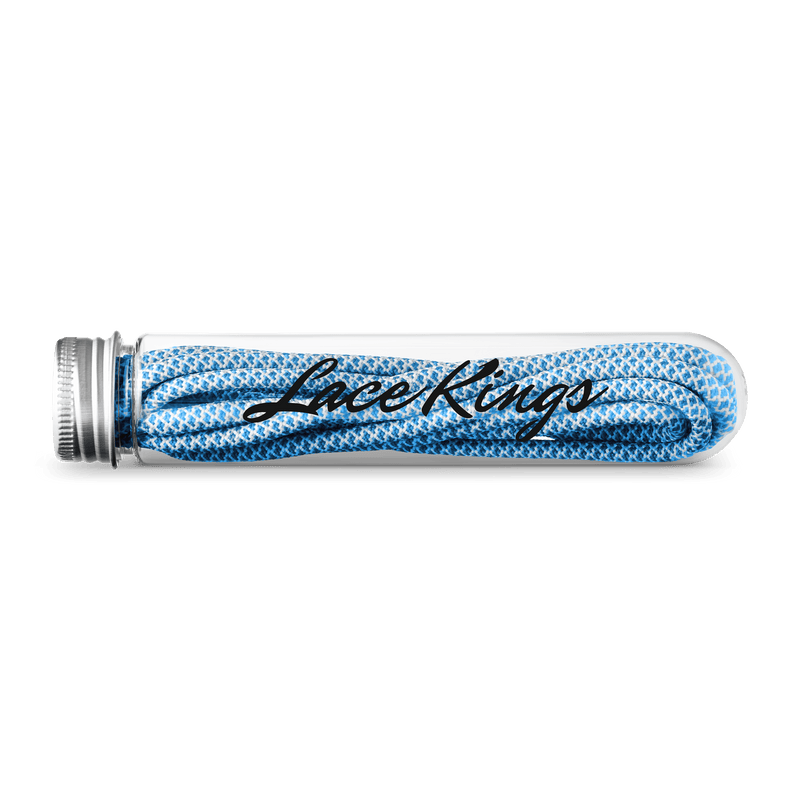 Rope Laces (Blue/White)