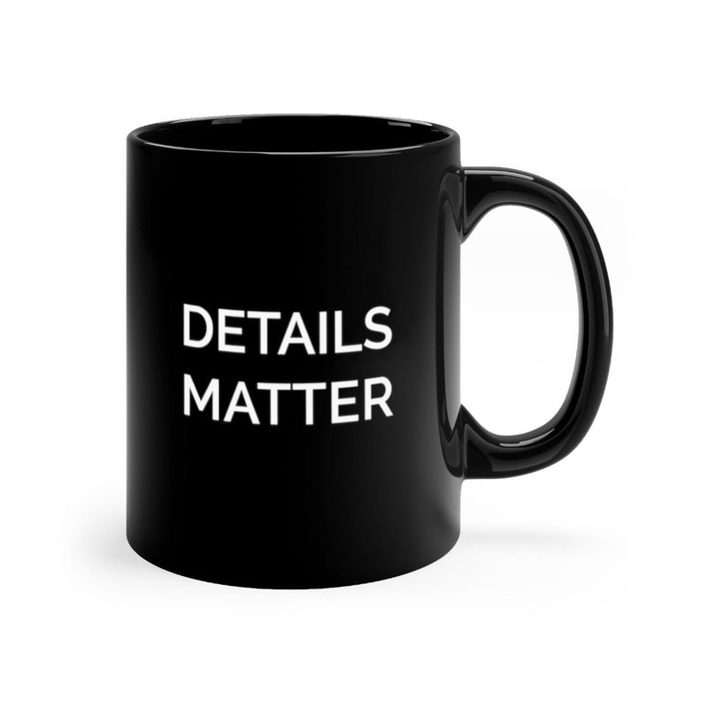 LK "Details Matter" Smooth Ceramic Mug - 11oz