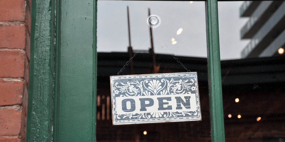 We're Open Ladies and Gentlemen