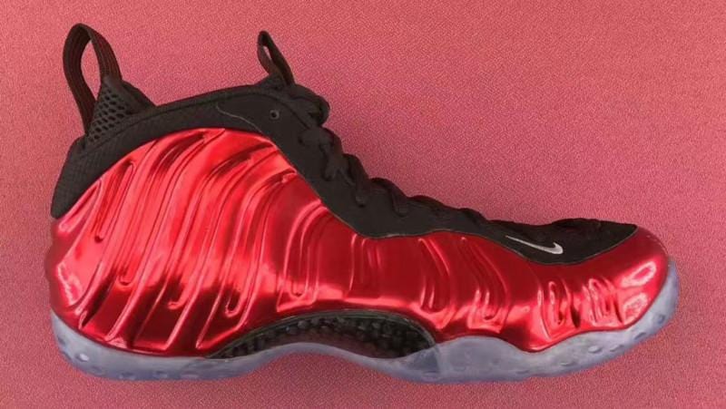 Accent Your Metallic Red Nike Air Foamposite Ones With Our Colored Shoelaces