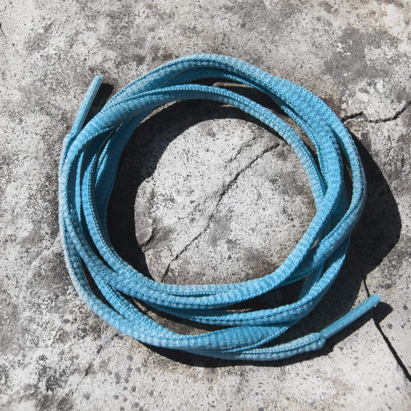 Oval Shoe Laces (Neon Blue)