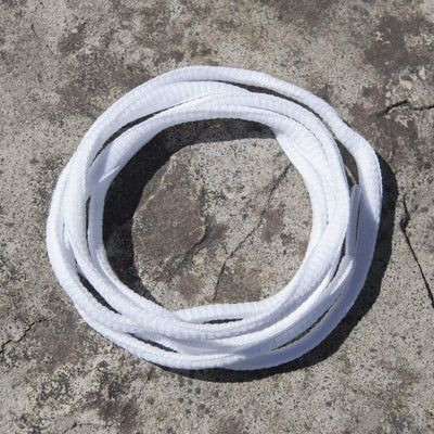 Oval Shoe Laces (White)