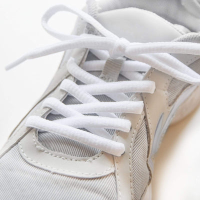 Oval Shoe Laces (White)