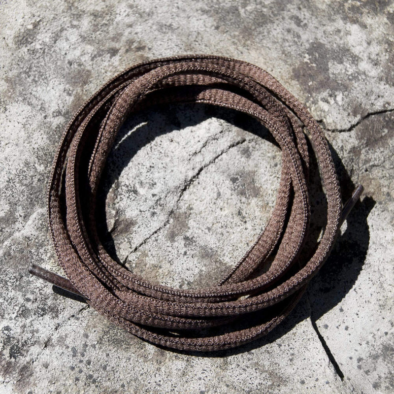 Oval Shoe Laces (Brown)