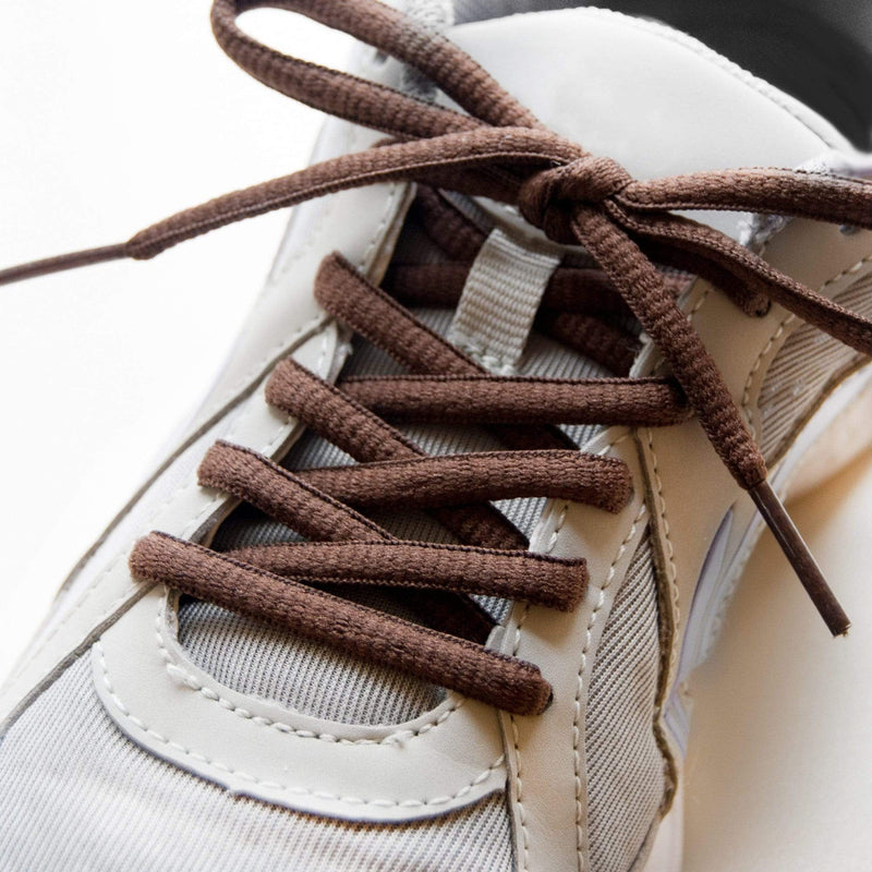 Oval Shoe Laces (Brown)