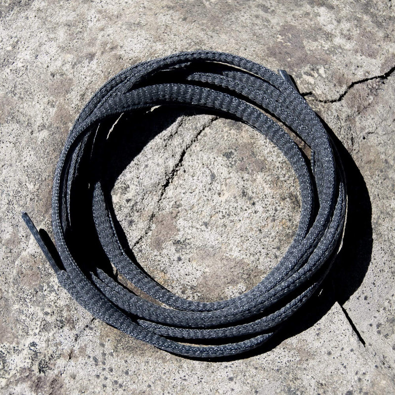 Oval Shoe Laces (Dark Grey)