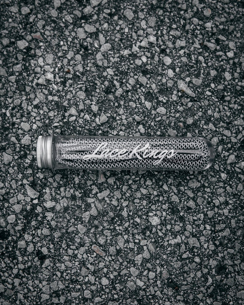 Rope Laces (Black/White)