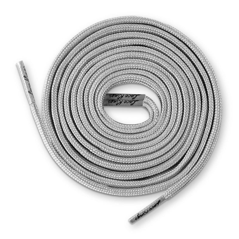 Flat Shoe Laces (Light Grey)