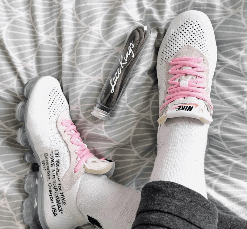 Oval Shoe Laces (Light Pink)