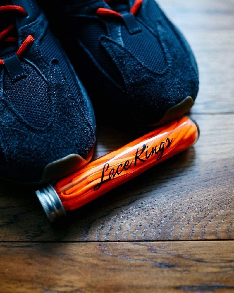 Oval Shoe Laces (Neon Orange )