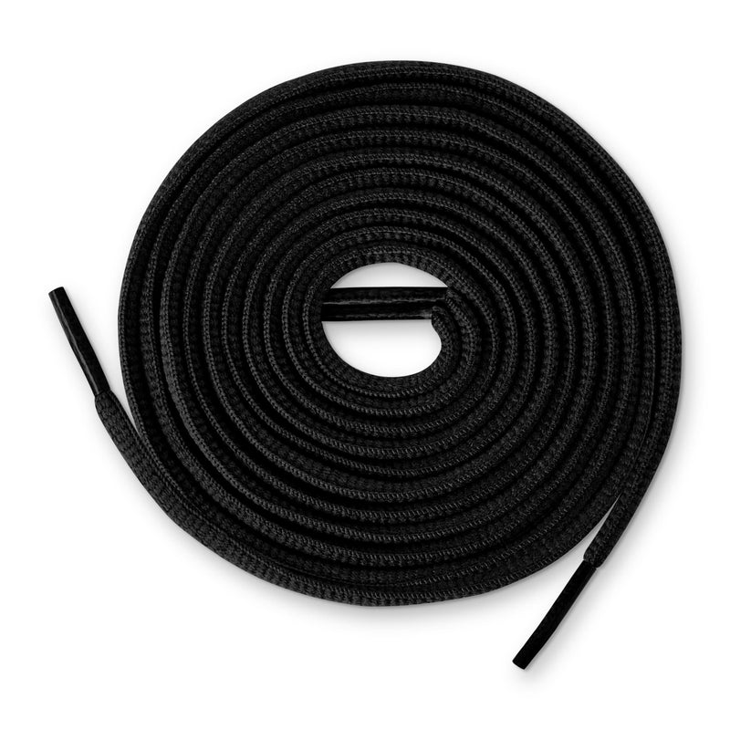 Oval Shoe Laces (Black)