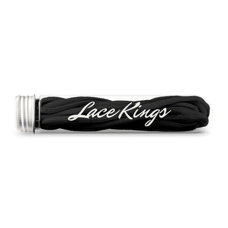 Oval Shoe Laces (Black)