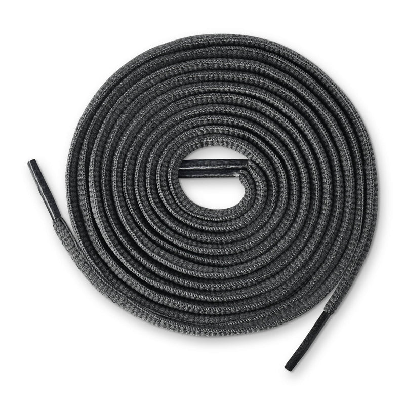 Oval Shoe Laces (Dark Grey)