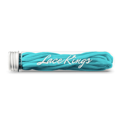 Oval Shoe Laces (Neon Blue)