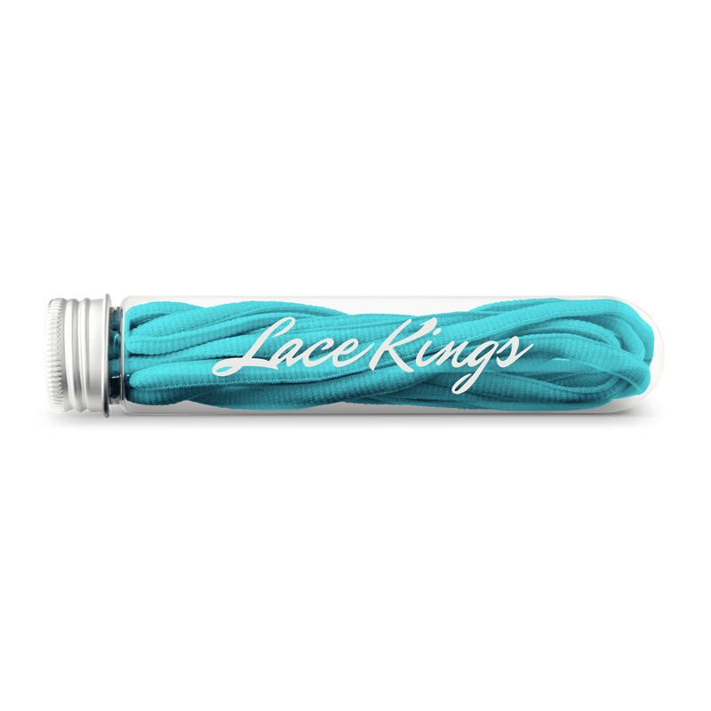 Oval Shoe Laces (Neon Blue)