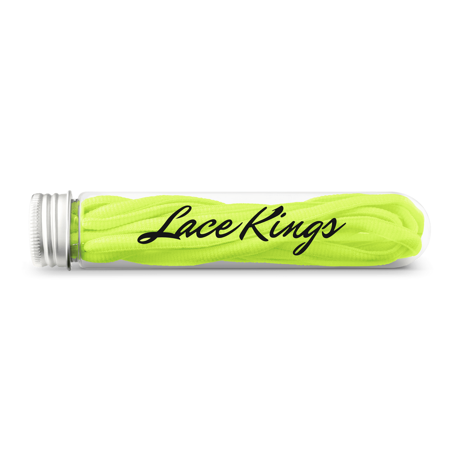 Oval Shoe Laces (Neon Yellow )