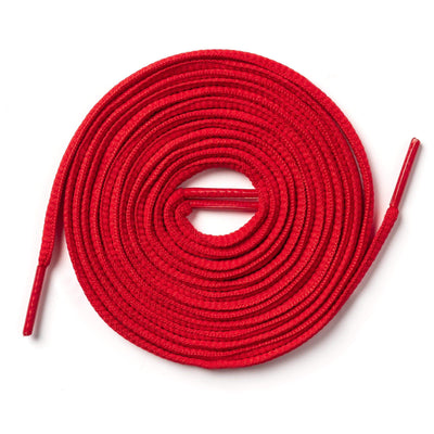 Red oval shoelaces sales