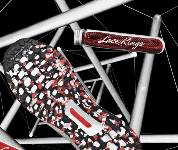 Red And Black Shoelaces | Rope Shoelaces | Stretchy Shoelaces - Lace Kings