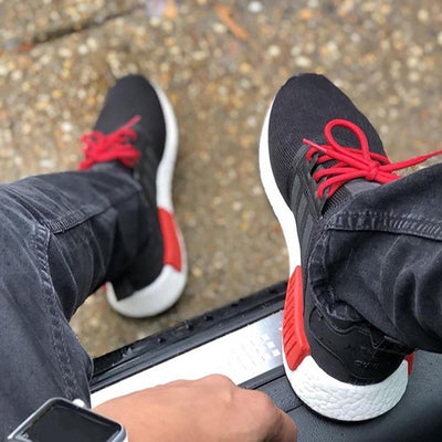 Red adidas shoe laces on sale