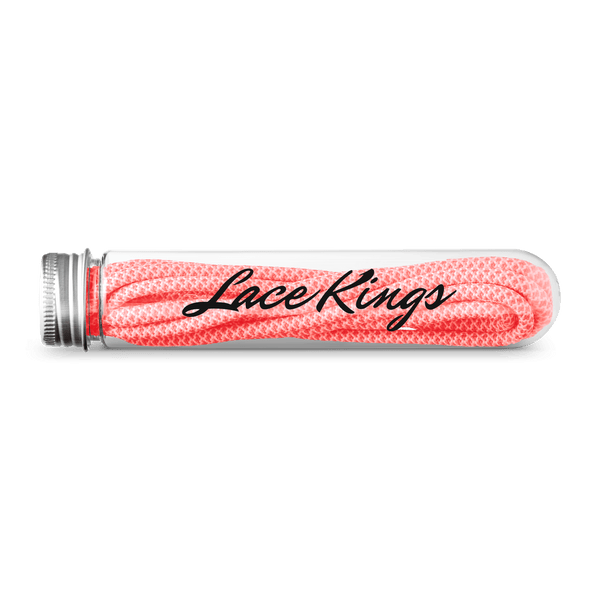 Pink Shoelaces | White Rope Shoelaces | Rope Shoelaces - Lace Kings