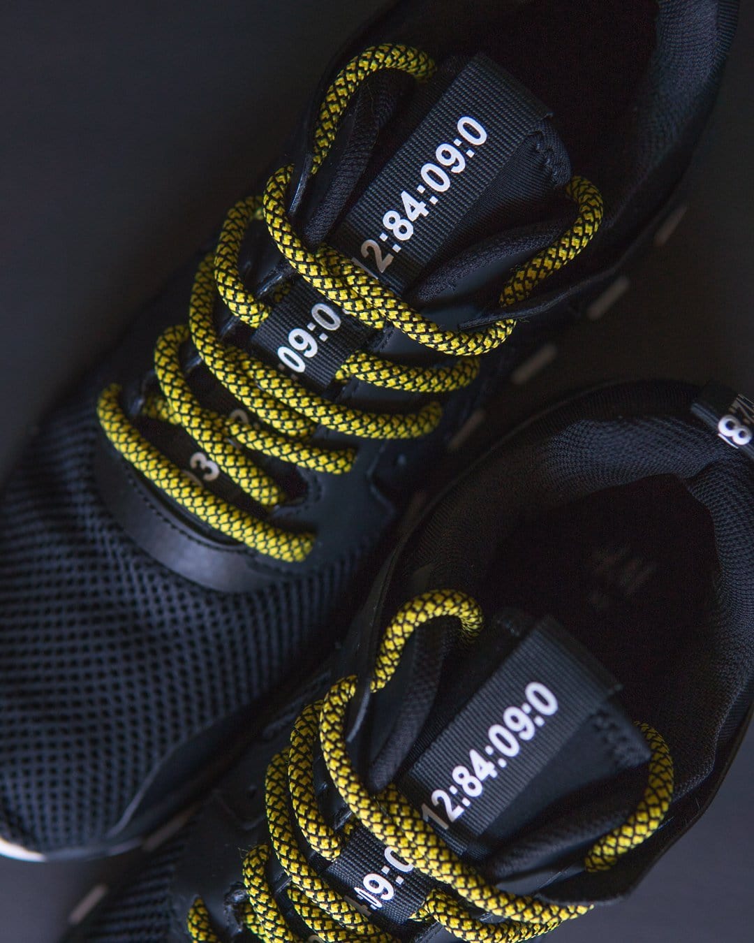 Yellow Rope Laces Black And Yellow Shoelaces | Rope Shoelaces | Stretchy Shoelaces - Lace ...